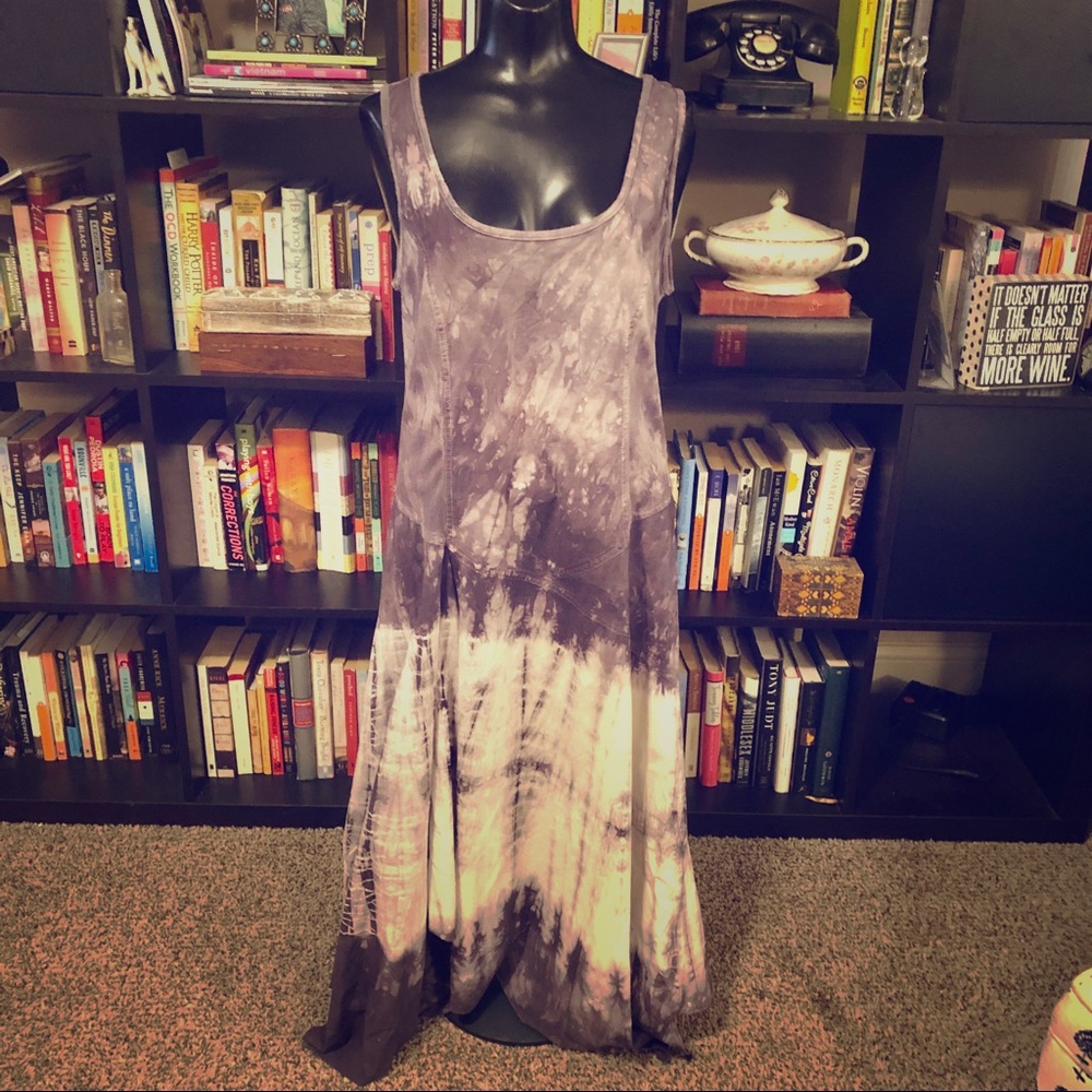 White & Plum XCVI Maxi Tank Dress